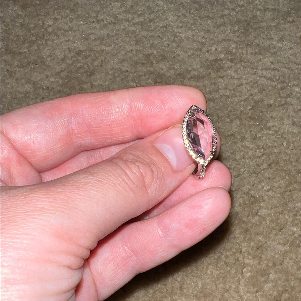 Elegant Pink Gemstone Ring